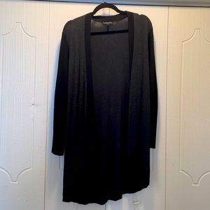 Black and dark grey long cardigan
